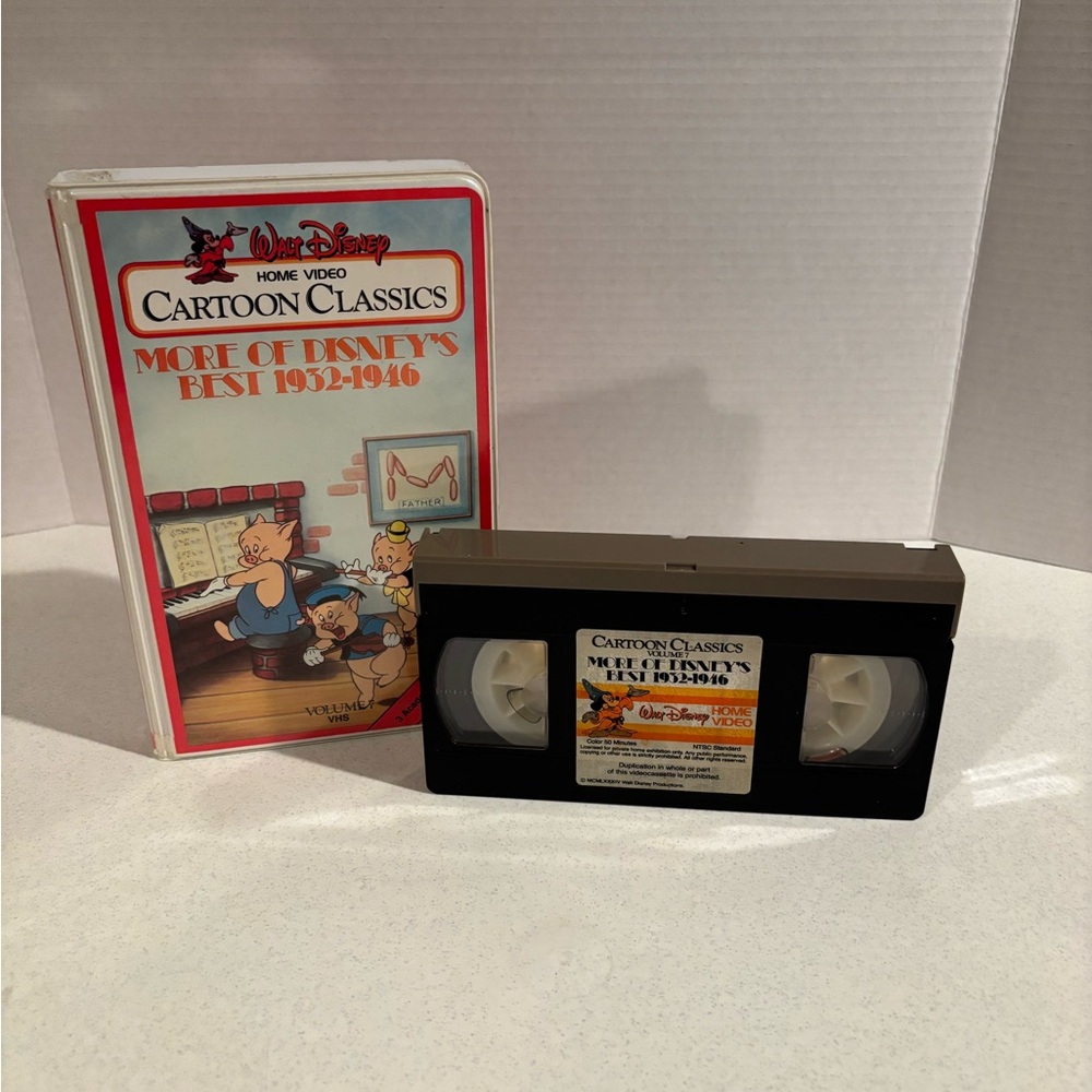Disney Cartoon Classics VHS - More of Disney’s Best 1932-1946